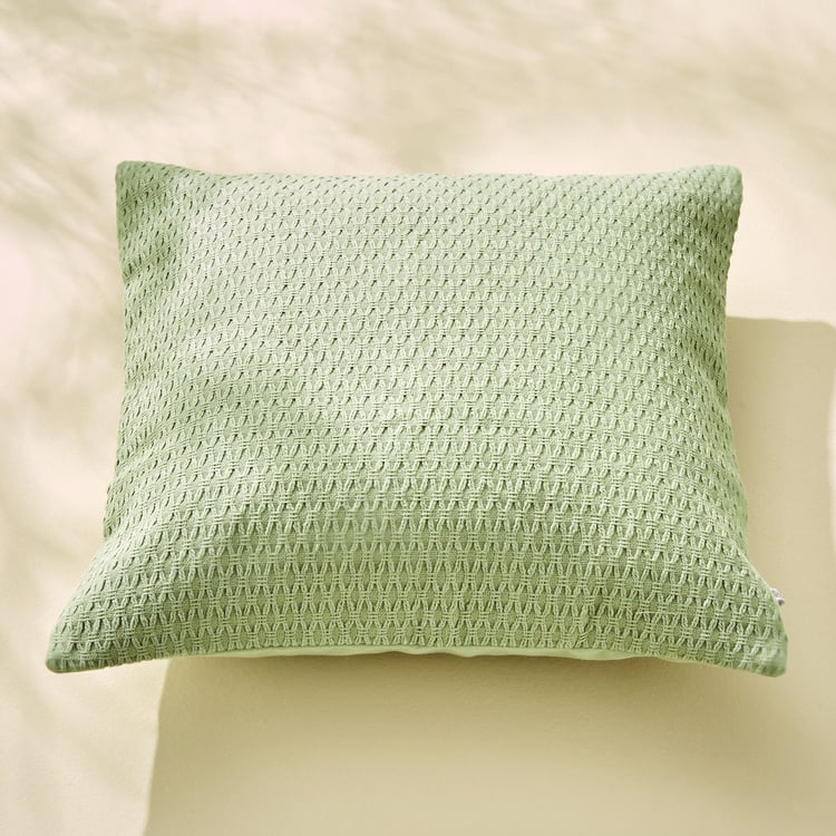 Poetry Woven Cushion Cover - 40x40cm