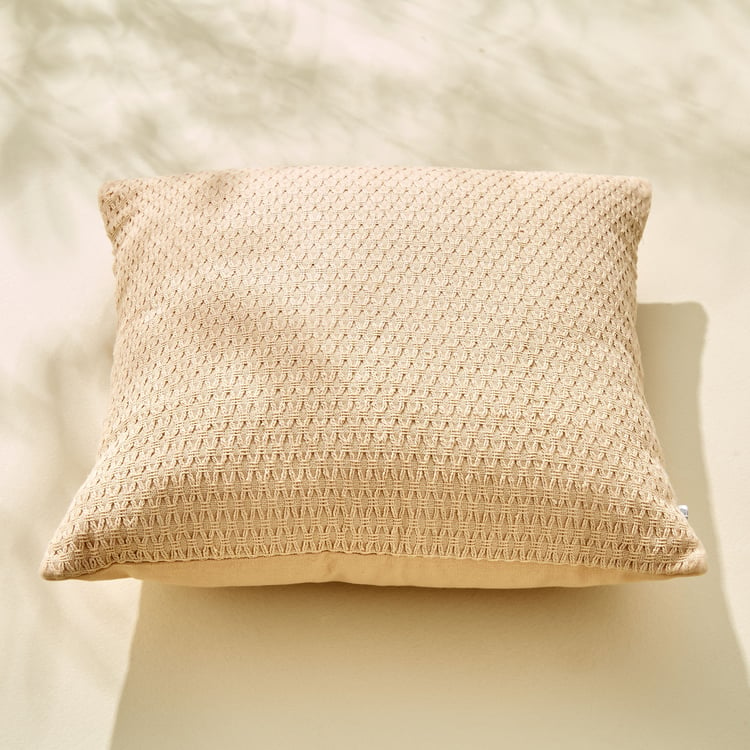 Poetry Woven Cushion Cover - 40x40cm