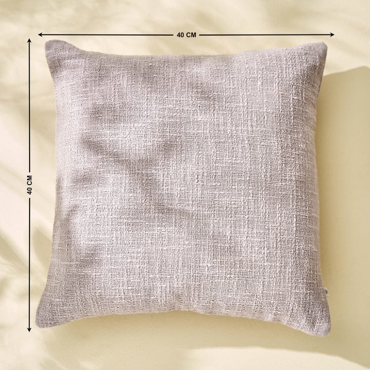 Poetry Woven Cushion Cover - 40x40cm