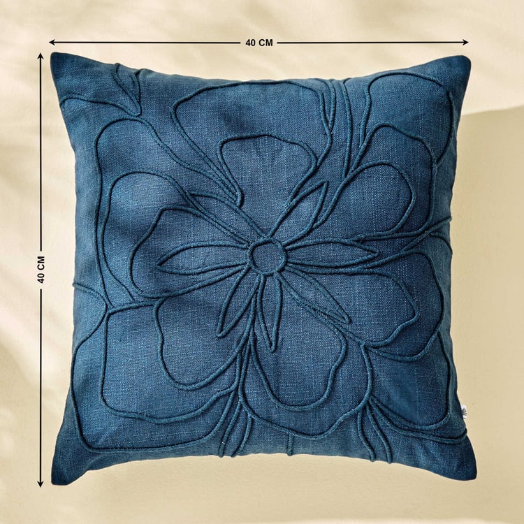 Poetry Theorem Dori Embroidered Cushion Cover - 40x40cm