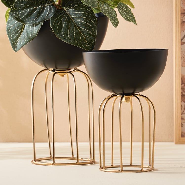 Gloria Shine Metal Planter