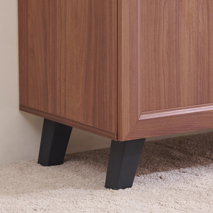 Helios Alton 9 Pairs Shoe Cabinet - Walnut