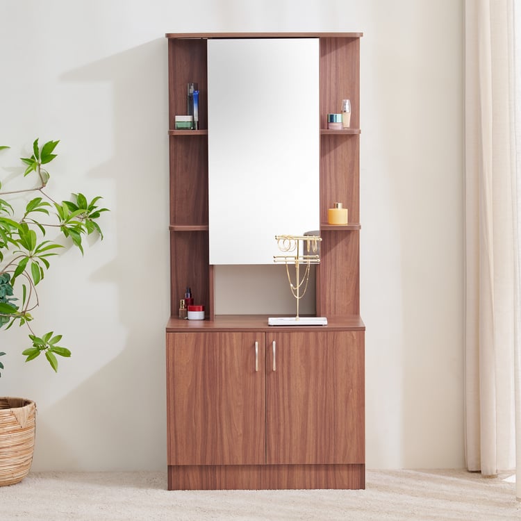 Helios Alton Kyle Dresser Mirror - Walnut