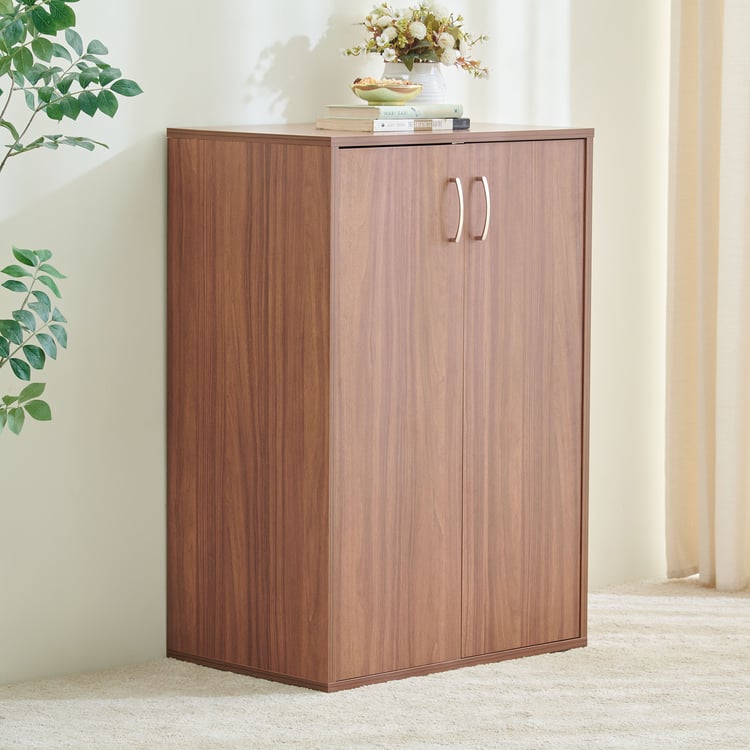 Helios Alton Mustang 2-Door Multipurpose Cabinet - Walnut