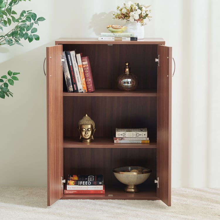 Helios Alton Mustang 2-Door Multipurpose Cabinet - Walnut