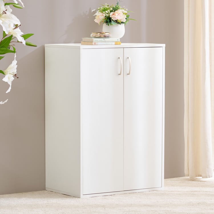 Helios Alton Mustang 2-Door Multipurpose Cabinet - White