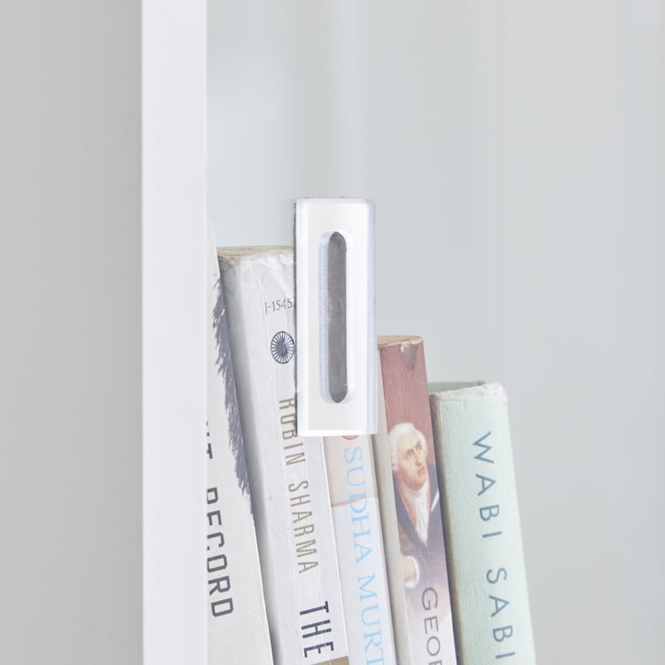 Helios Alton Eldams 4-Tier Book Shelf - White