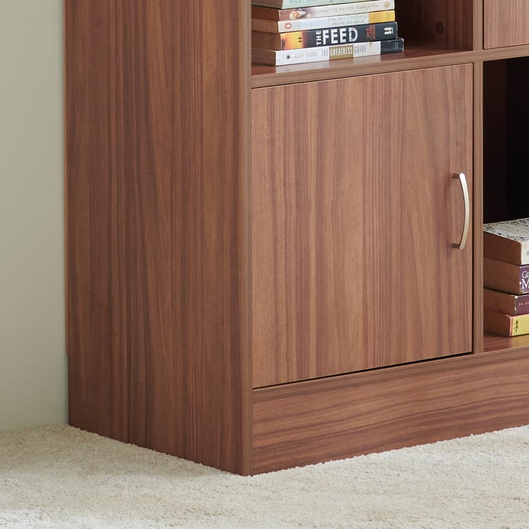 Helios Alton Milner 4-Tier Book Shelf - Walnut