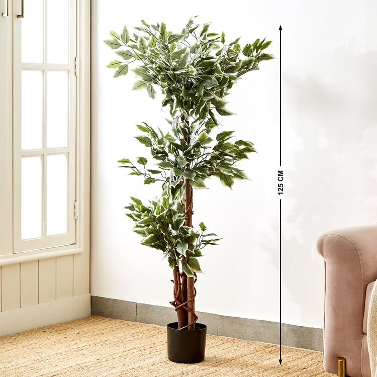 Gardenia Ville Artificial Ficus Tree in Pot - 125cm