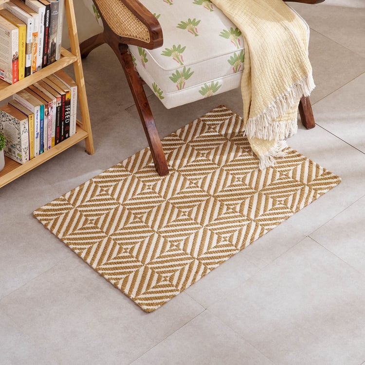 Corsica Cayden Polycotton Woven Dhurrie - 90x60cm