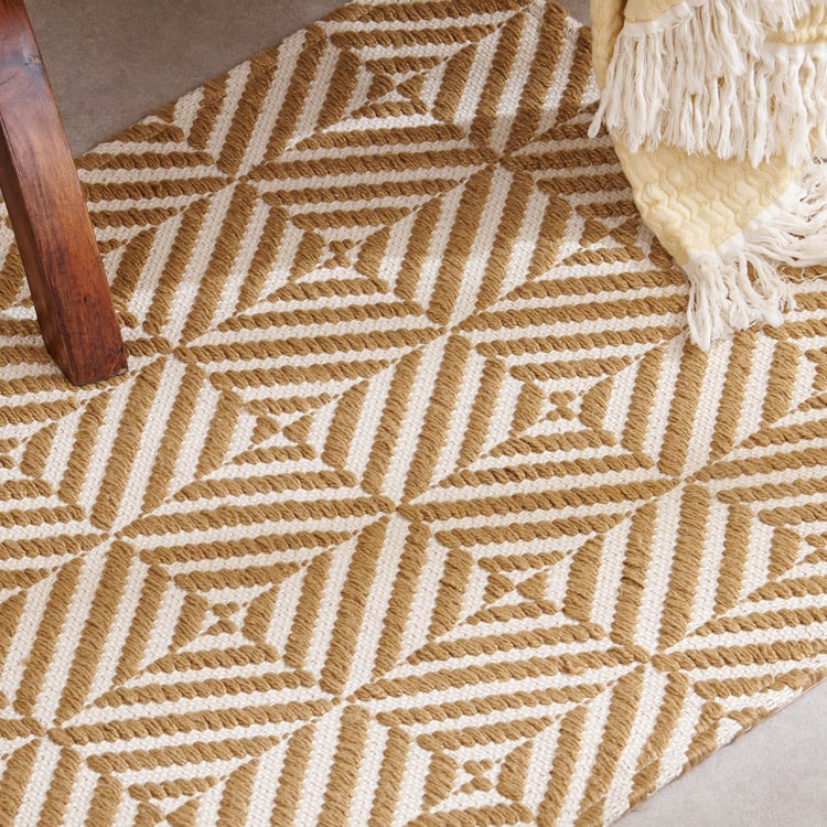 Corsica Cayden Polycotton Woven Dhurrie - 90x60cm