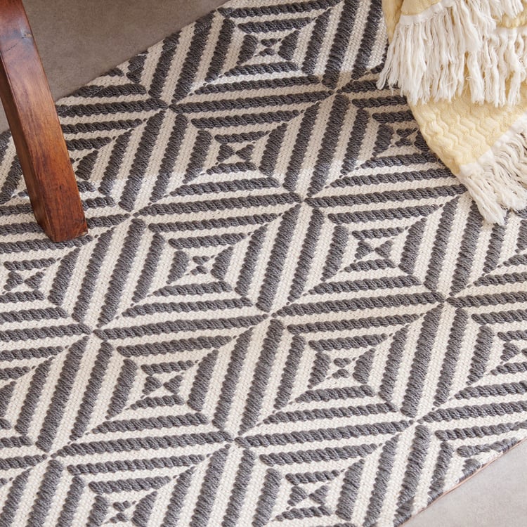 Corsica Cayden Polycotton Woven Dhurrie - 90x60cm