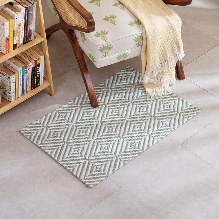 Corsica Cayden Polycotton Woven Dhurrie - 90x60cm