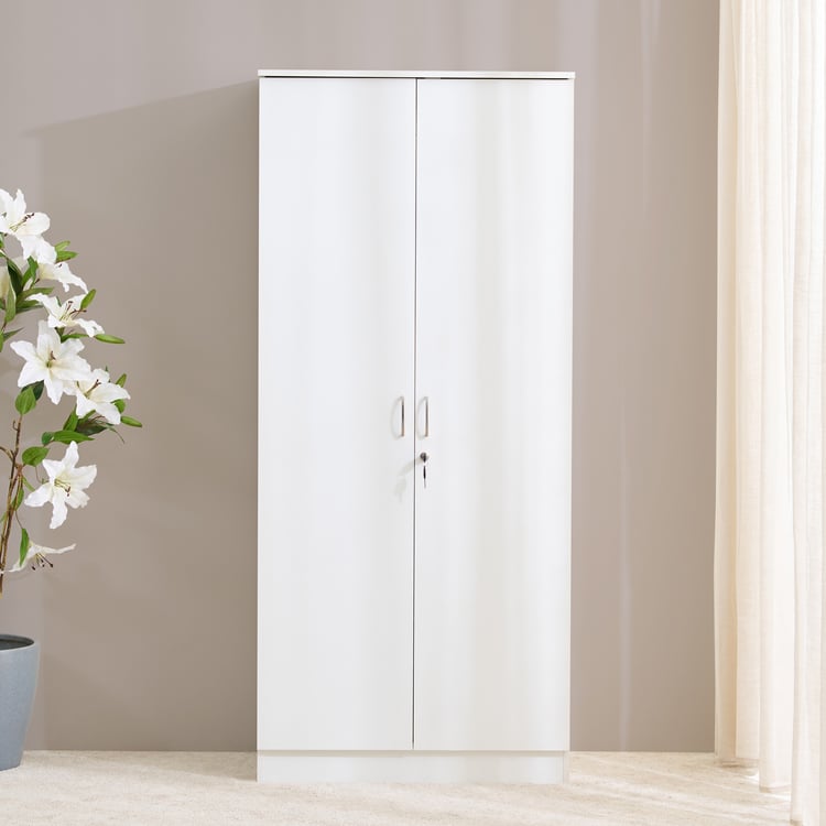 Helios Alton 2-Door Wardrobe - White