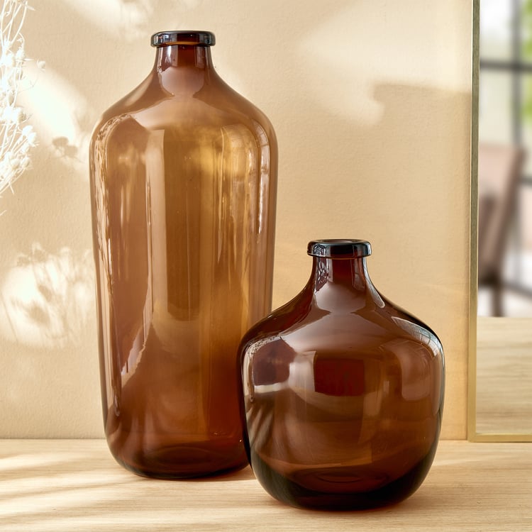 Amida Callix Glass Bottle Vase