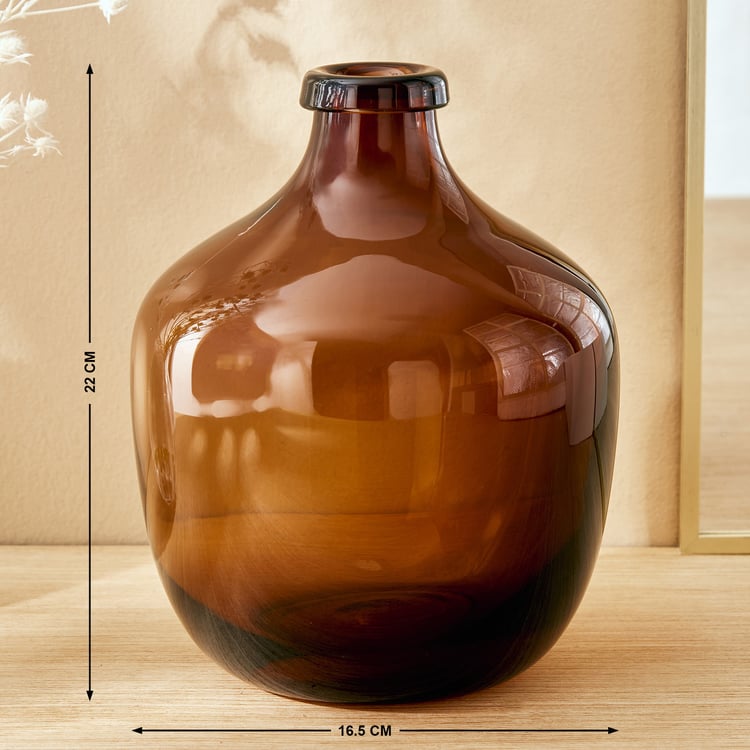 Amida Callix Glass Bottle Vase