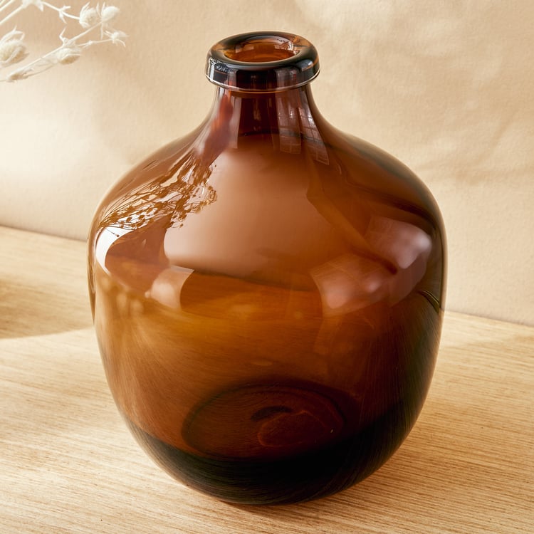 Amida Callix Glass Bottle Vase