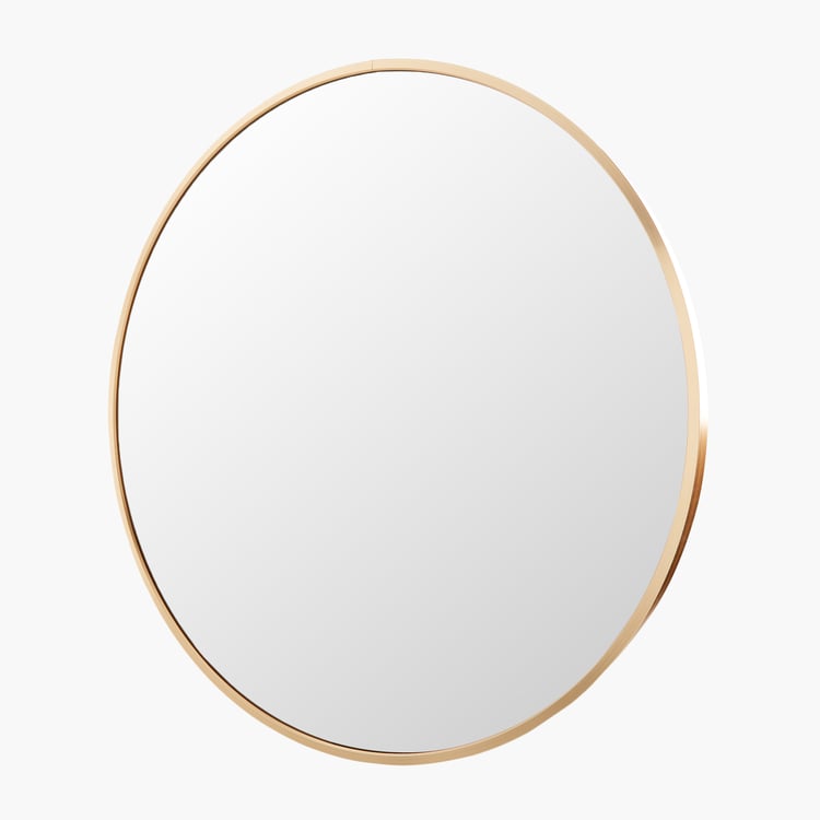 Reflection Flash Metal Round Wall Mirror - 50cm