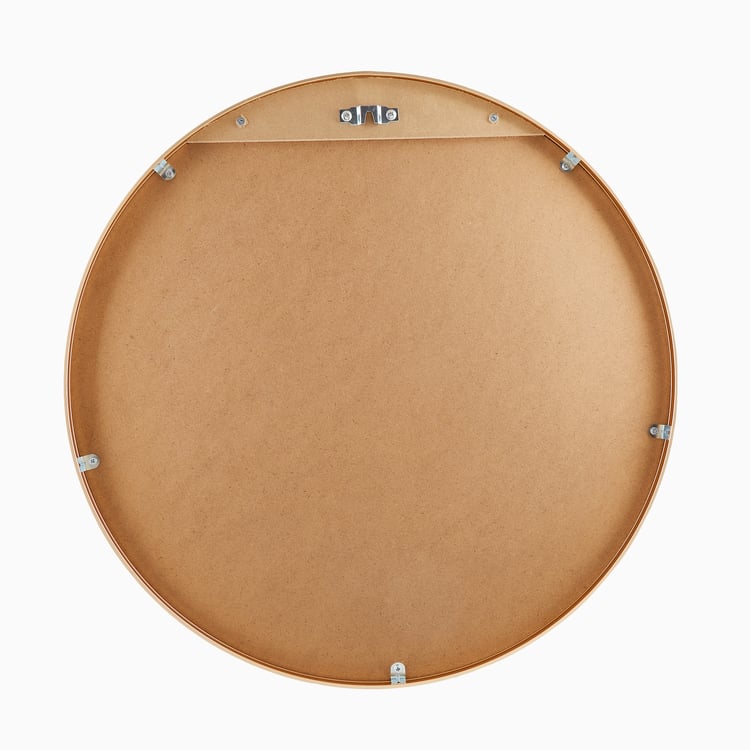 Reflection Flash Metal Round Wall Mirror - 50cm