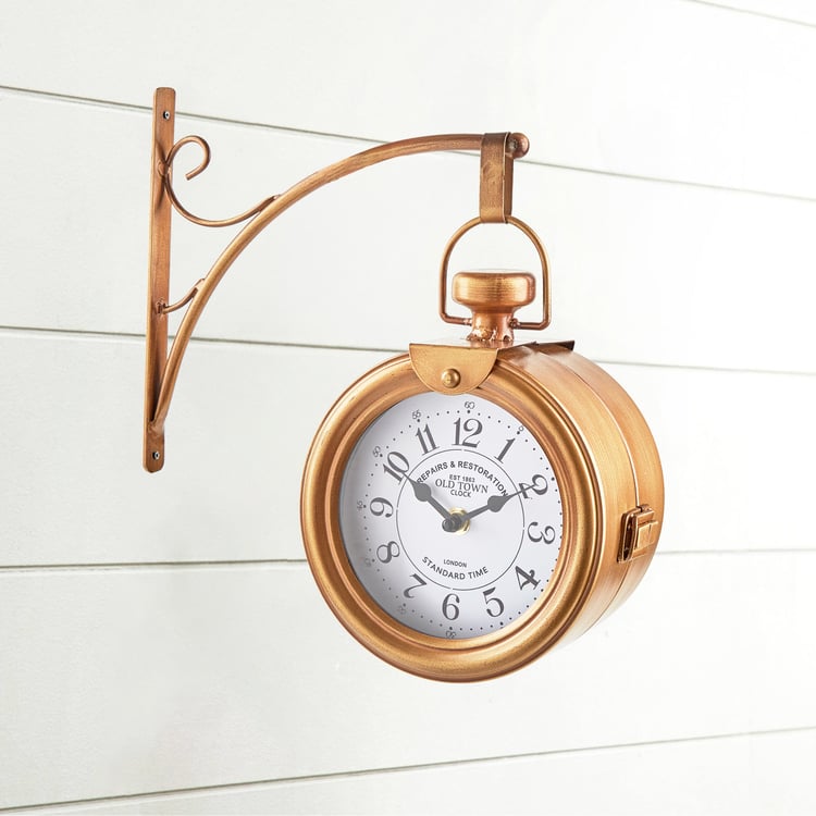 Casablanca Classic Metal Station Wall Clock - 24cm