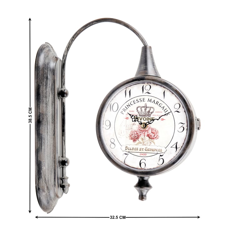 Corsica Casablanca Metal Wall Clock - 32.5cm