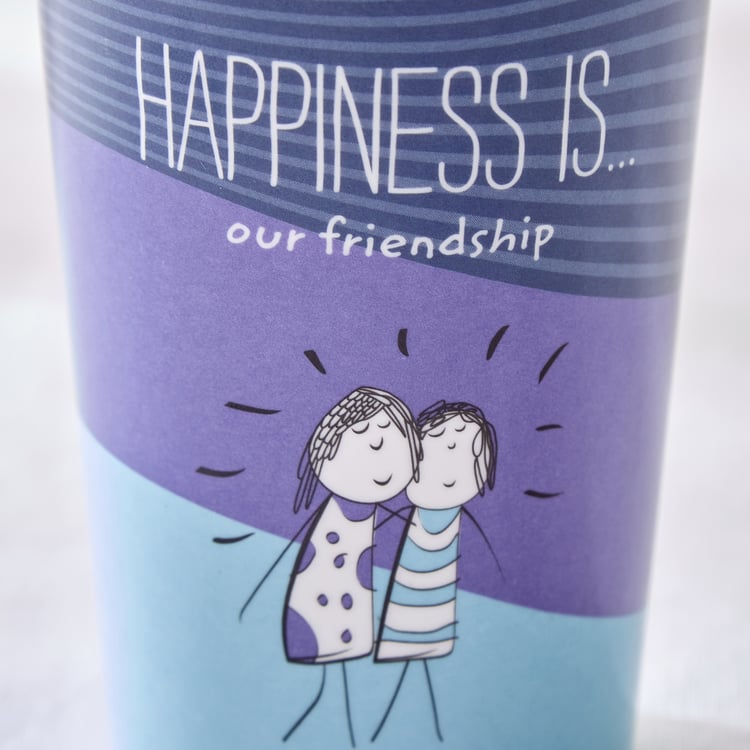 Melina Happiness Set of 2 Melamine Travel Flasks - 450ml