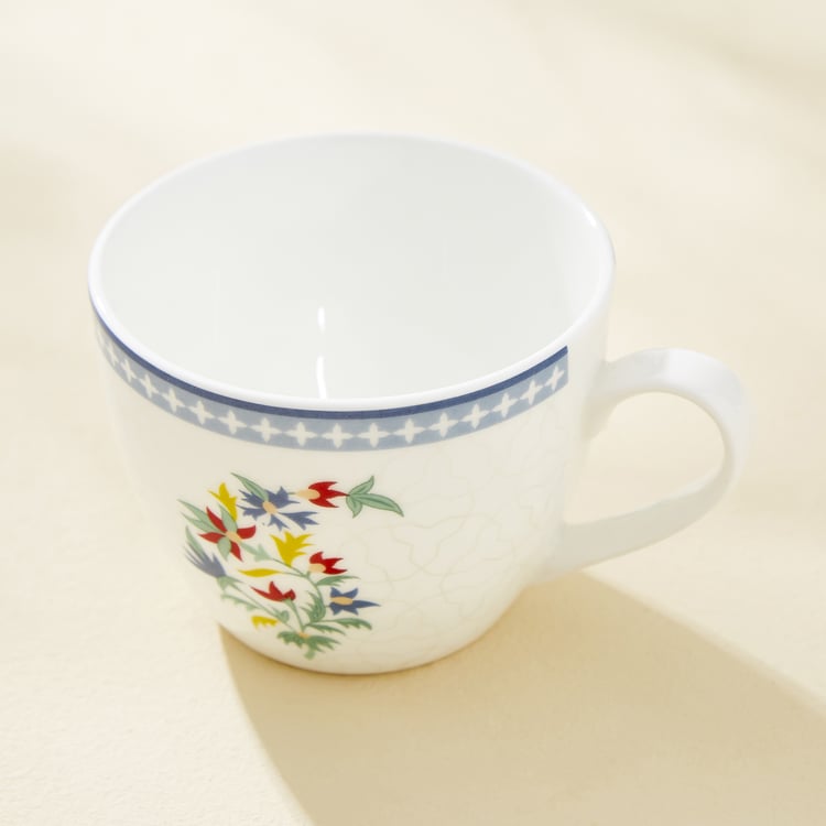 Lucas Balsam Bone China Printed Cup and Saucer - 210ml