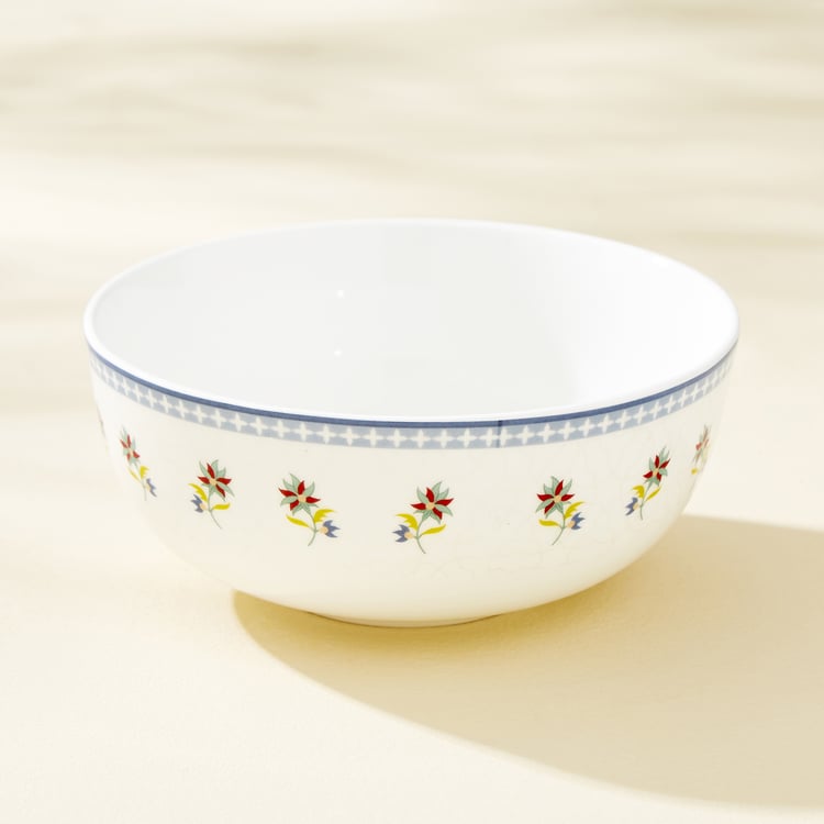 Lucas Balsam Bone China Printed Cereal Bowl - 600ml