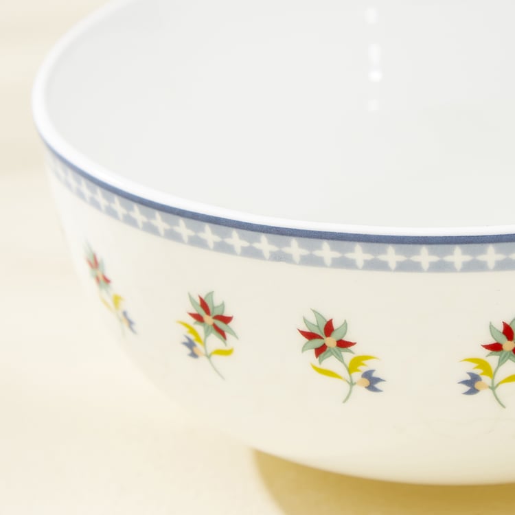 Lucas Balsam Bone China Printed Cereal Bowl - 600ml