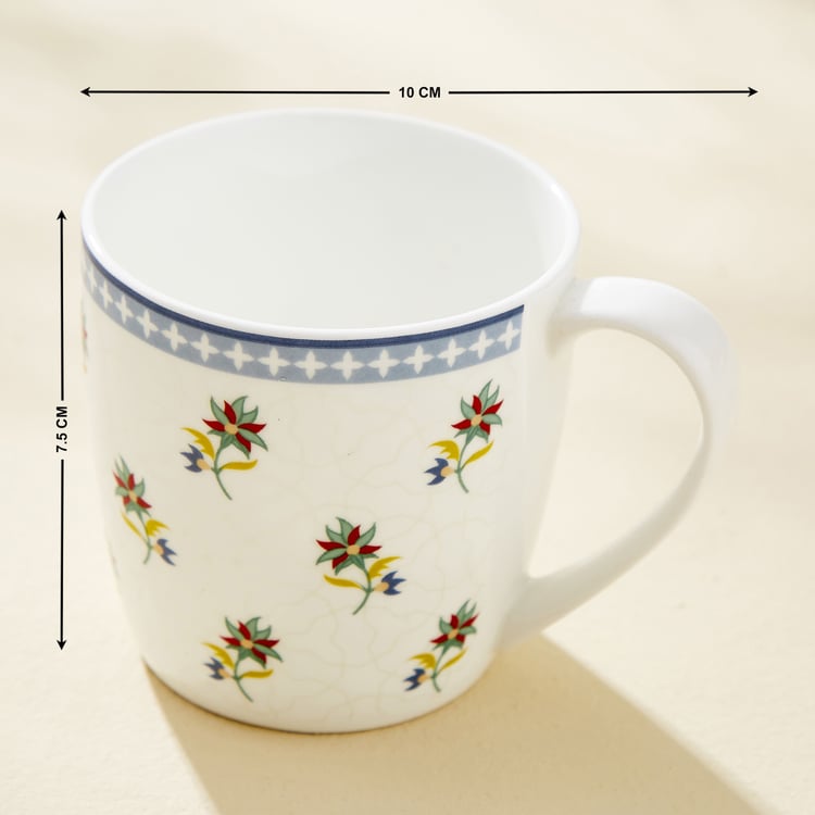 Lucas Balsam Bone China Printed Coffee Mug - 240ml