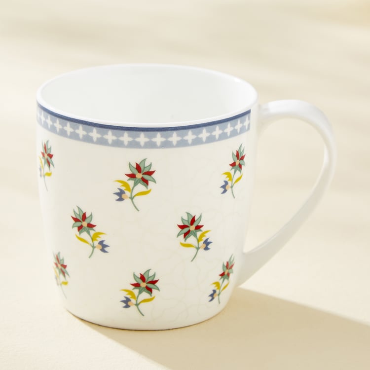 Lucas Balsam Bone China Printed Coffee Mug - 240ml