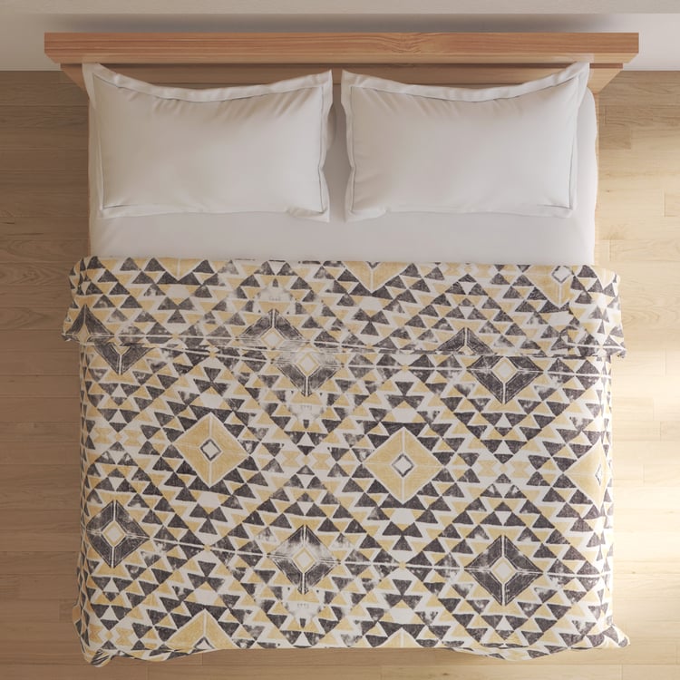 Rhapsody Kabe Printed Double Blanket