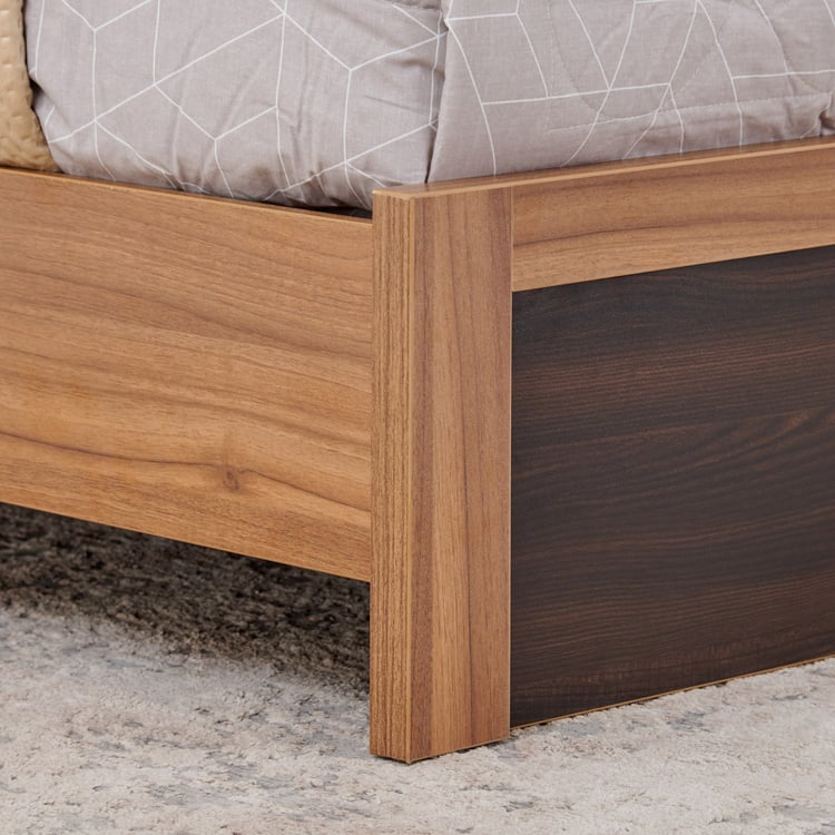 Helios Vincent King Bed - Brown