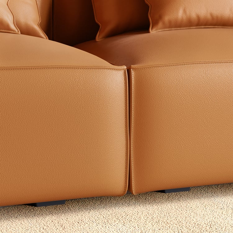 Mills Half Leather 2-Seater Sofa