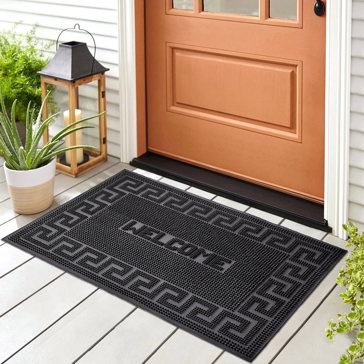 Radiance Welcome Rubber Doormat - 60x40cm