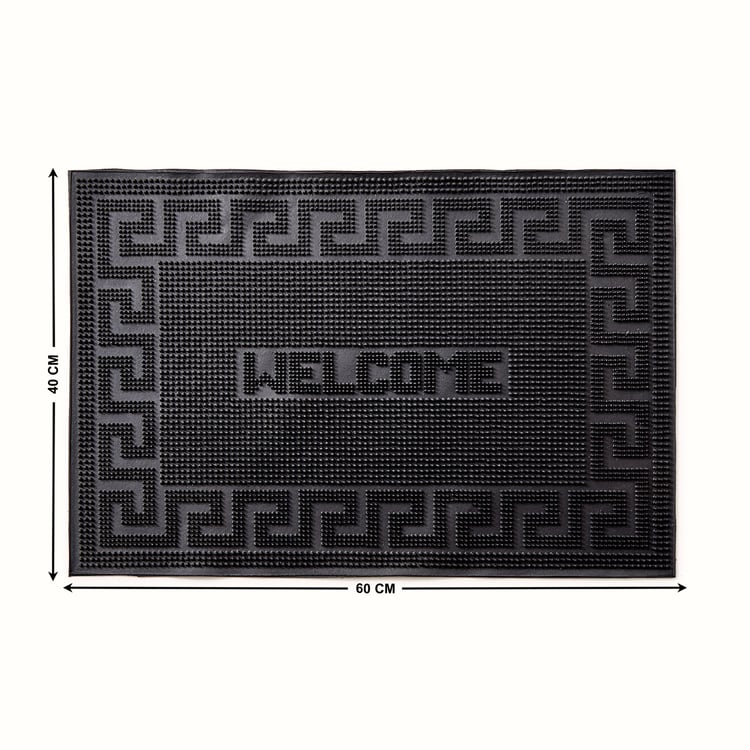 Radiance Welcome Rubber Doormat - 60x40cm