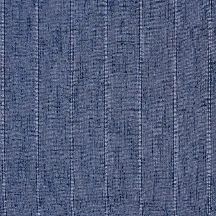 Chanderi Set of 2 Striped Sheer Door Curtains - 7ft