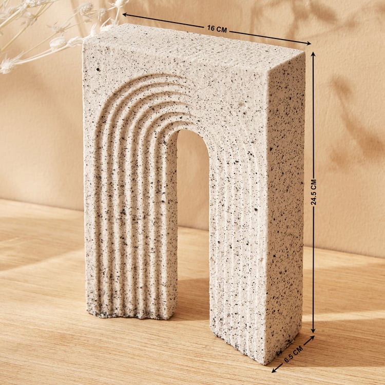 Natura Polyresin Arch Table Accent