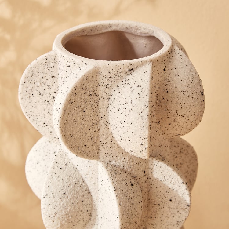 Natura Polyresin Curves Vase