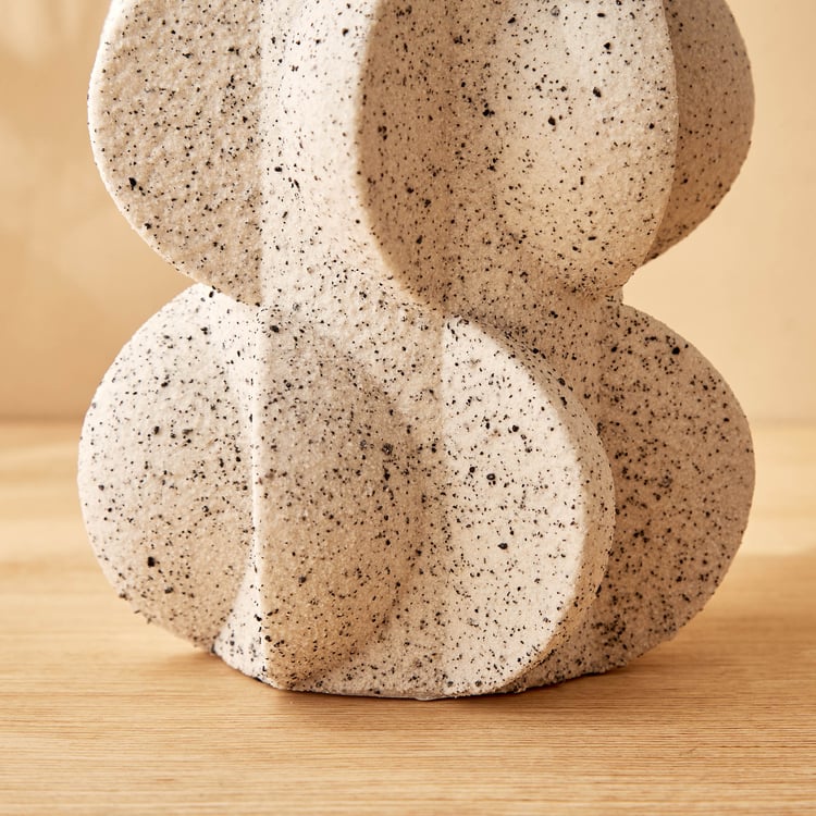 Natura Polyresin Curves Vase