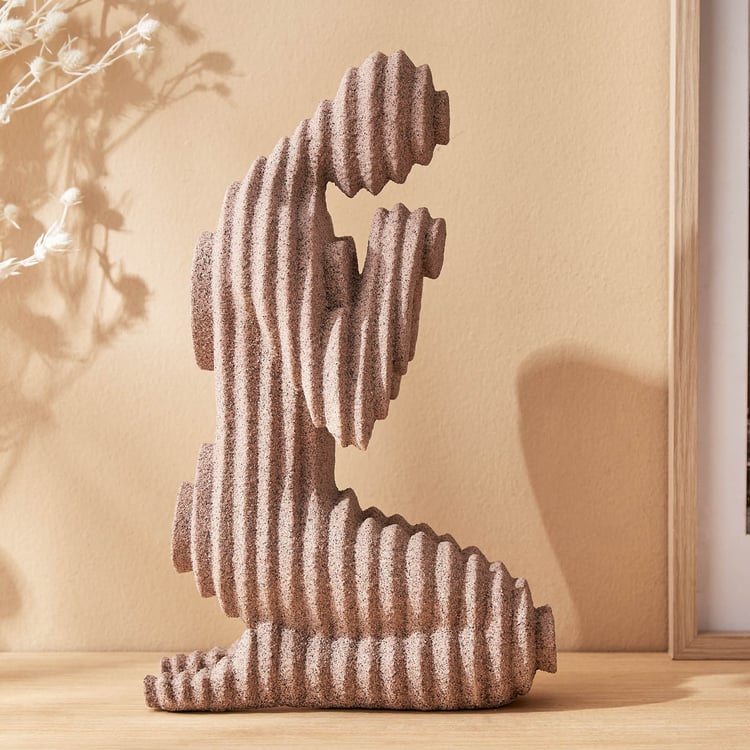 Natura Polyresin Kneeling Human Figurine