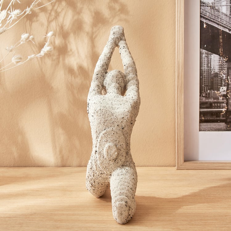 Natura Polyresin Yoga Pose Lady Figurine