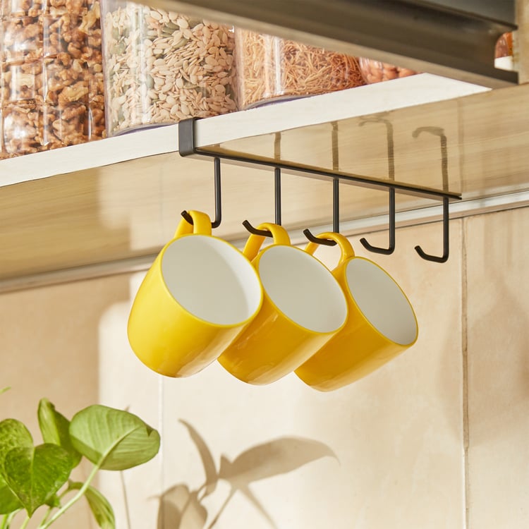 Chef Special Mattle Carbon Steel Over the Shelf Mug Holder