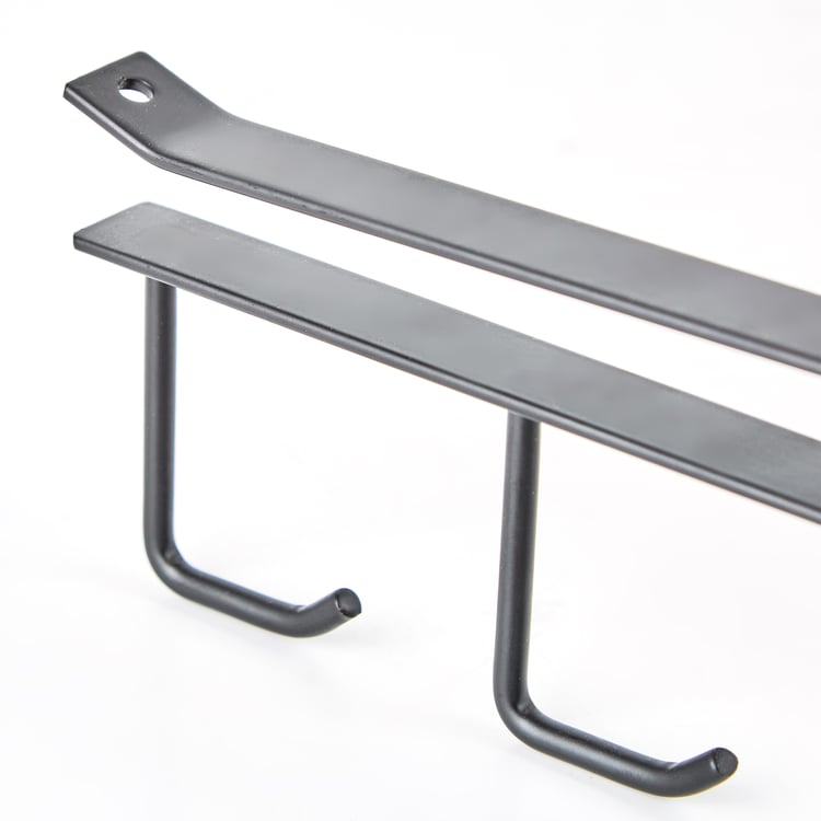Chef Special Mattle Carbon Steel Over the Shelf Mug Holder