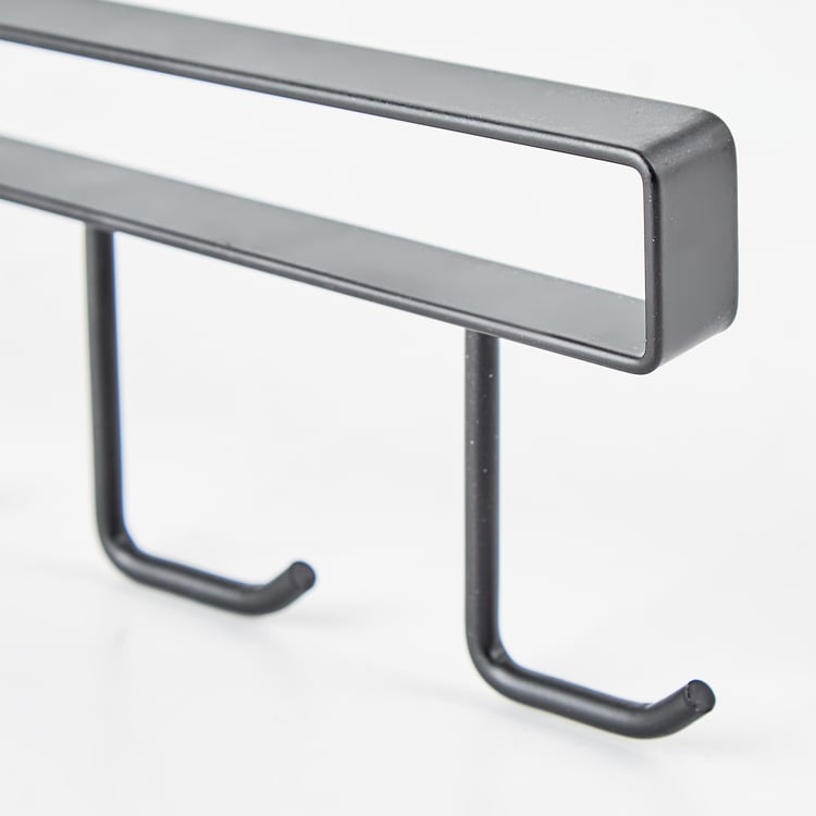 Chef Special Mattle Carbon Steel Over the Shelf Mug Holder