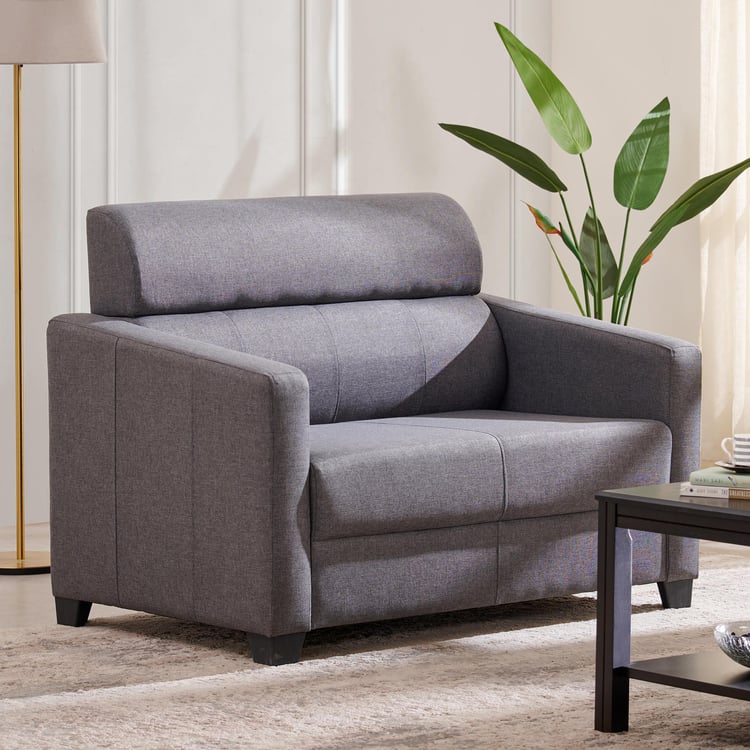 Helios Lazio NXT Fabric 2-Seater Sofa - Grey