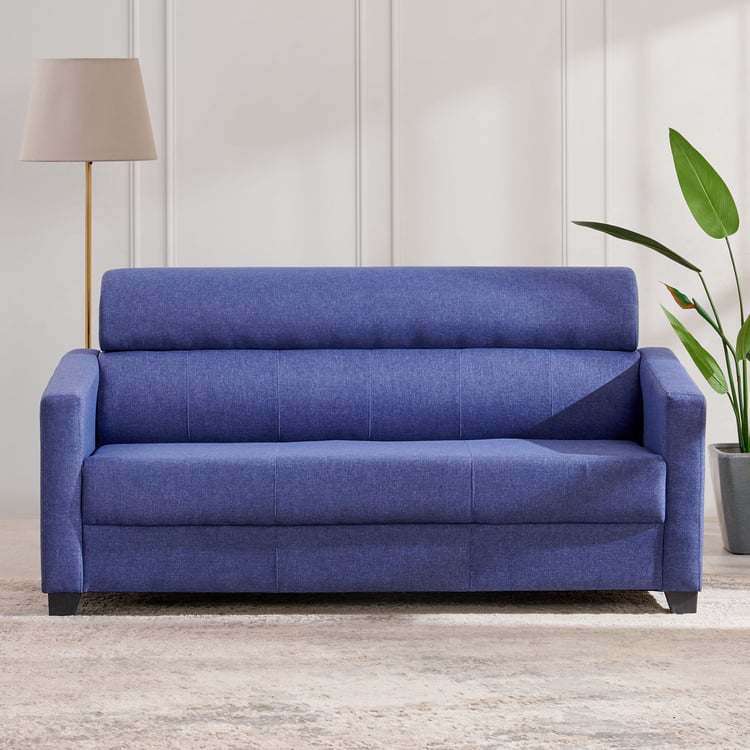 Helios Lazio NXT Fabric 3-Seater Sofa - Blue