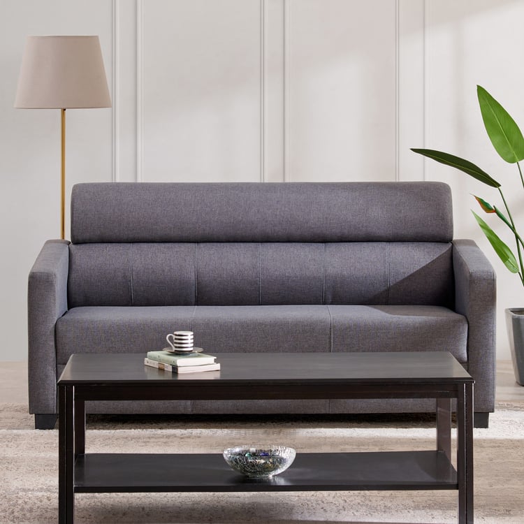 Helios Lazio NXT Fabric 3 Seater Sofa Set - Grey