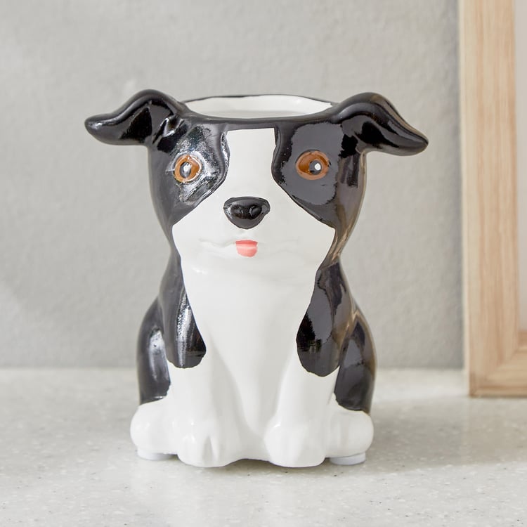 Gloria Seasons Ceramic Dog Planter