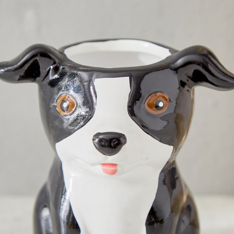 Gloria Seasons Ceramic Dog Planter